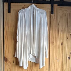 Athleta White Knit Cardigan